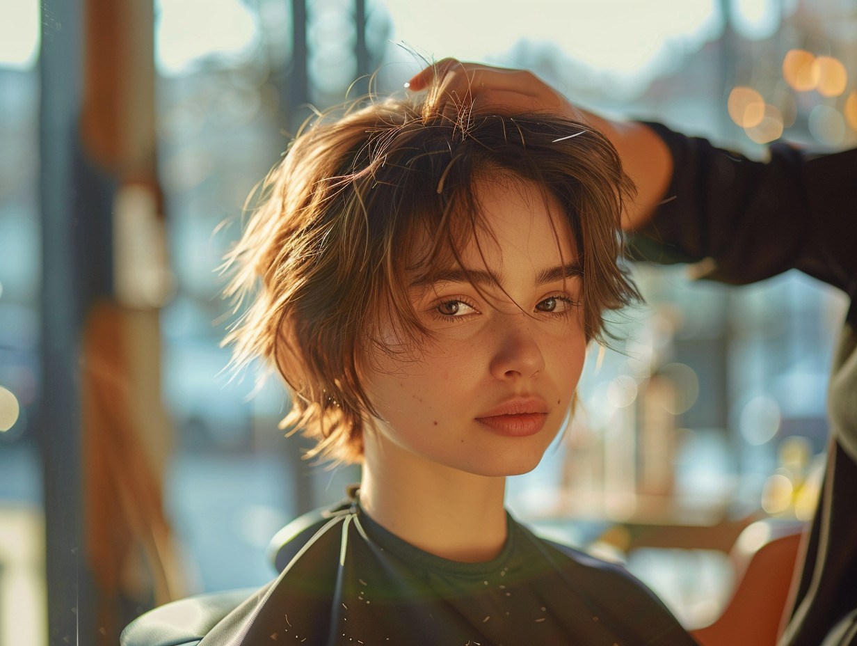 coiffure visage rond