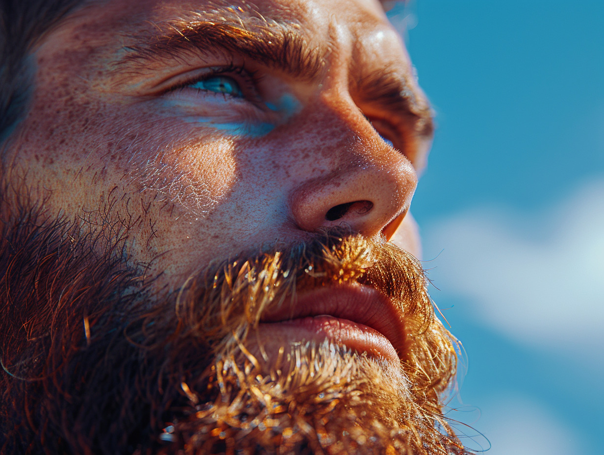 barbe dégradé