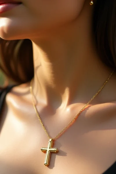 bijoux croix précieuse