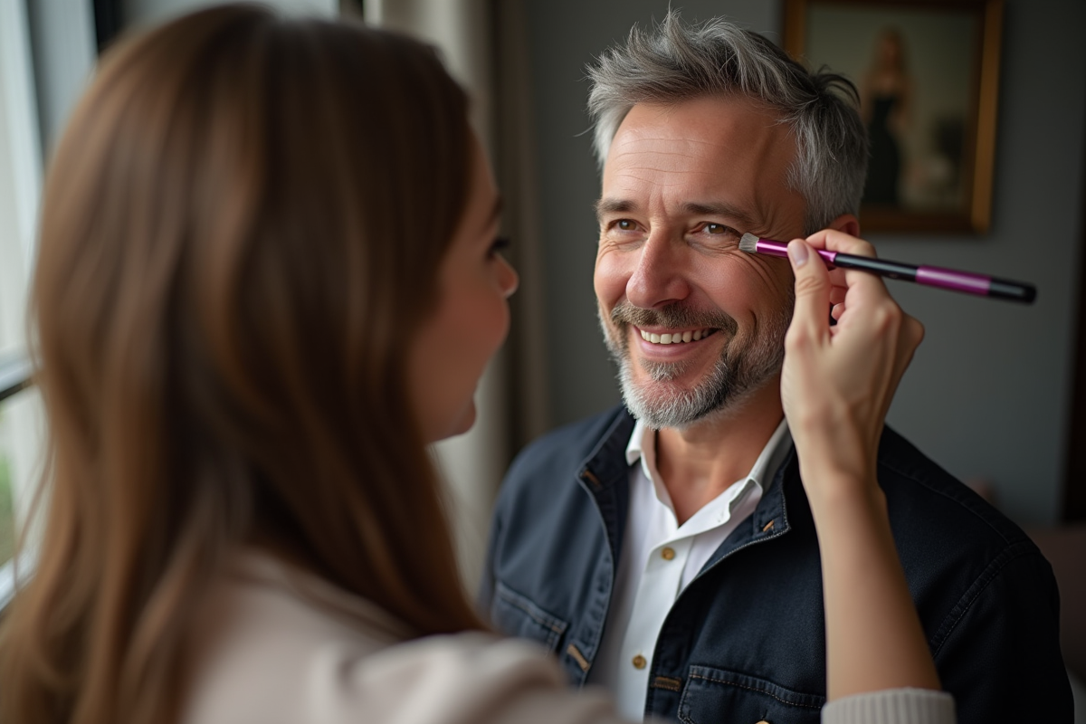 maquillage homme
